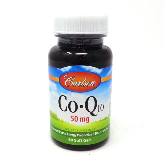 Carlson Co-Q10 50 mg - 60 Softgels