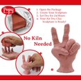 thumbnail image 3 of Barro para modelar Pepy Premium europeo de secado al aire terracota 3 x 1 kg, 3 of 5