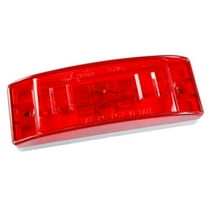 Grote Sealed Turtleback ® II Clearance Marker Light, Optic Lens, Red