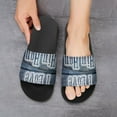 thumbnail image 6 of GZHJMY Stylish Slides for Women Men, I Love Hip Hop Concept text Soft Flexible Slip-on Sandals Slippers, 6 of 7