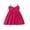 Hot Pink, variant on LEKWK Girls Cute Bow Cami Dress Sleeveless Elastic Waist Pleated Sundress Spaghetti Strap Summer Swing A Line Dress for Daily Vacation Beach Birthday Party