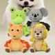 thumbnail image 4 of Juguetes de peluche para perros que chirrían, juguete masticable para cachorros, suministros para mascotas, juguete para animales, león, 4 of 5