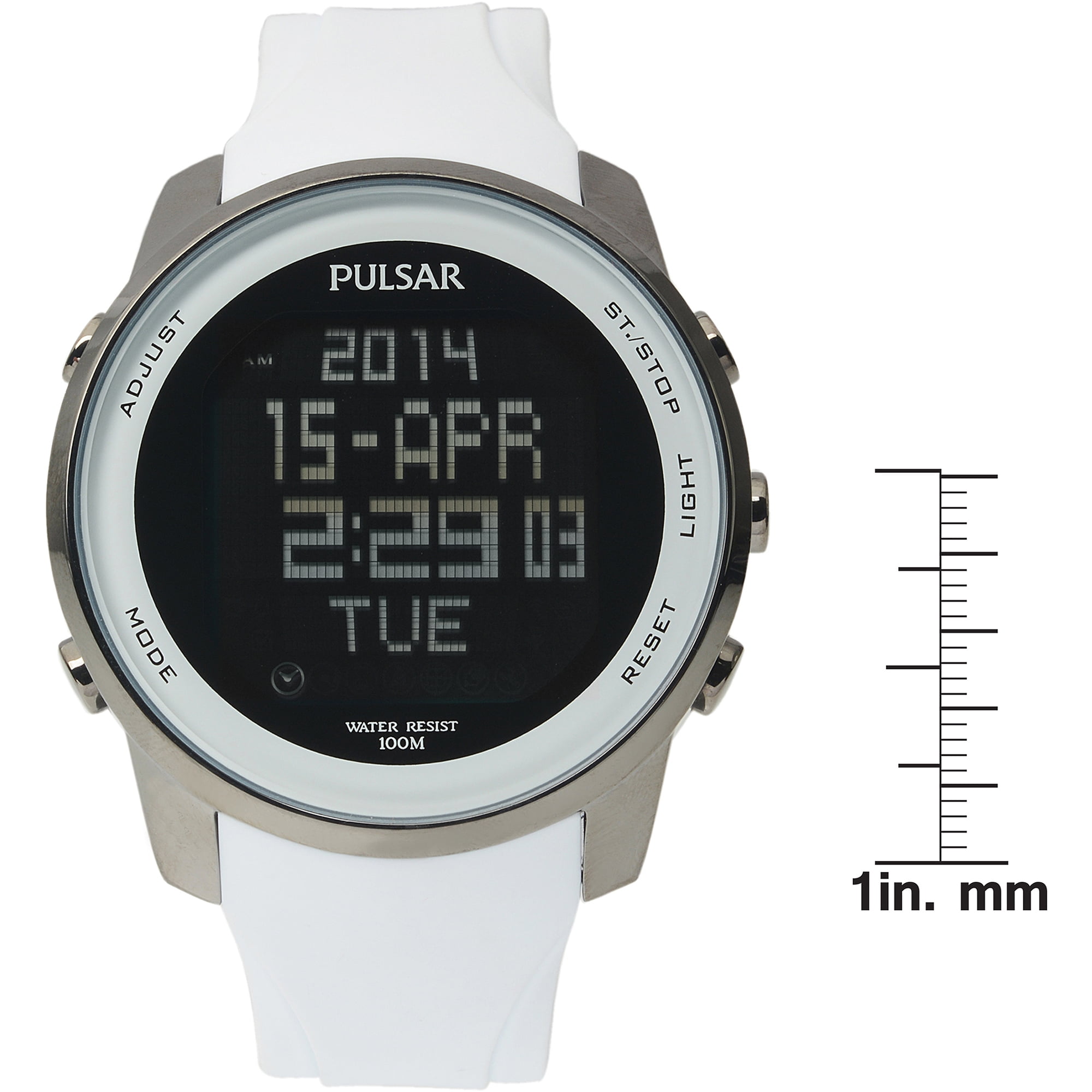 mens pulsar digital watch