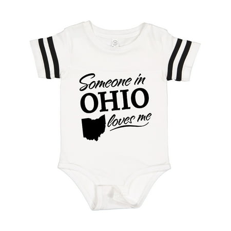 

Inktastic Someone in Ohio Loves Me Gift Baby Boy or Baby Girl Bodysuit