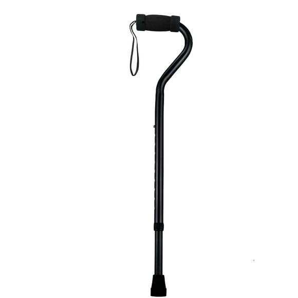 Bastón bariátrico ligero de aluminio Sky Med, resistente, con capacidad de 272 kg (600 lb), para mujeres y hombres, peso del producto de 0,6 kg (1,3 lb), agarre suave, correa de transporte, asa despla