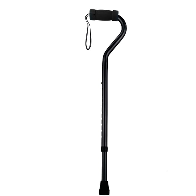 Bastón bariátrico ligero de aluminio Sky Med, resistente, con capacidad de 272 kg (600 lb), para mujeres y hombres, peso del producto de 0,6 kg (1,3 lb), agarre suave, correa de transporte, asa despla