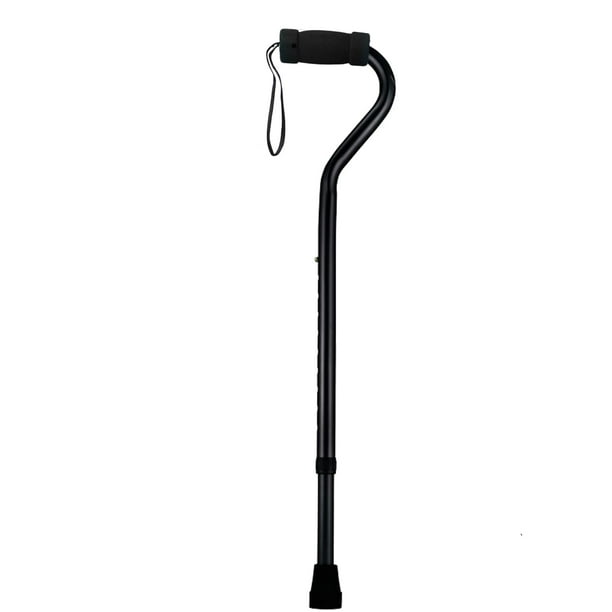 Bastón bariátrico ligero de aluminio Sky Med, resistente, con capacidad de 272 kg (600 lb), para mujeres y hombres, peso del producto de 0,6 kg (1,3 lb), agarre suave, correa de transporte, asa despla