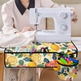 thumbnail image 4 of SEANATIVE Lemon Sewing Machine Pad Organizer for Table Foldable Sewing Machine Organizer Pad with Small Cylinder Reduce Noise Sewing Machine Accessories, 4 of 6