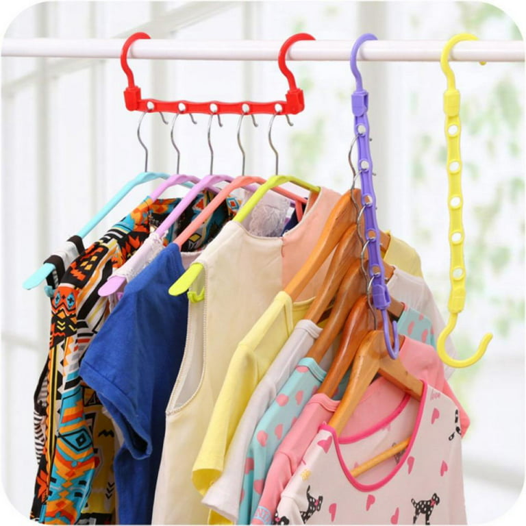 1 Pack Magic Hangers Space Saving Hangers Closet Space Saver Hanger  Organizer Multi Hangers Sturdy Plastic For Heavy Clothes Storage