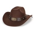 thumbnail image 1 of Sombrero vaquero XuoAz Western enrollable Fedora talla S-M, 1 of 7