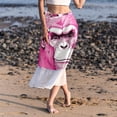 thumbnail image 6 of Monkey Stylish Chiffon Beach Dresses - Summer Dress for a Day at the Beach, 6 of 6