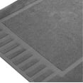 thumbnail image 4 of White Classic Luxury Bath Mat Towel Set, Absorbent Cotton Hotel Spa Shower/Bathtub Mats [Not a Bathroom Rug] 22x34, Grey , 2 Pack, 4 of 8