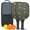 Pioneer Flower Floral-2, variant on Pickleball Paddles Set,Pioneer Flower Floral Print Pattern Fiberglass Surface Pickleball Racket Set with 2 Indoor Outdoor Pickleball Balls and Pickleball Bag,Pickle-ball Equipment
