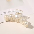 thumbnail image 3 of 1PC Pearls Hair Claw Clips Nonslip Acrylic Hair Clips Large Strong Hold Jaw Hair Clips Barrettes Elegant Hair Accessories for Women Girls Solid Color Hair Clips Hairpins, 3 of 5