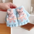 thumbnail image 1 of hengsof Gants d'Hiver Gants Chauds pour Enfants Mitaines Tricotées, 1 of 7
