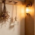 thumbnail image 5 of 1Pc 10ml Hanging Car Air Freshener Diffuser Bottle Empty Clear Glass Essential Perfume Oil Aromatherapy Fragrance Perfume Pendant Glass Bottle Decor with Wooden Caps(M), 5 of 6
