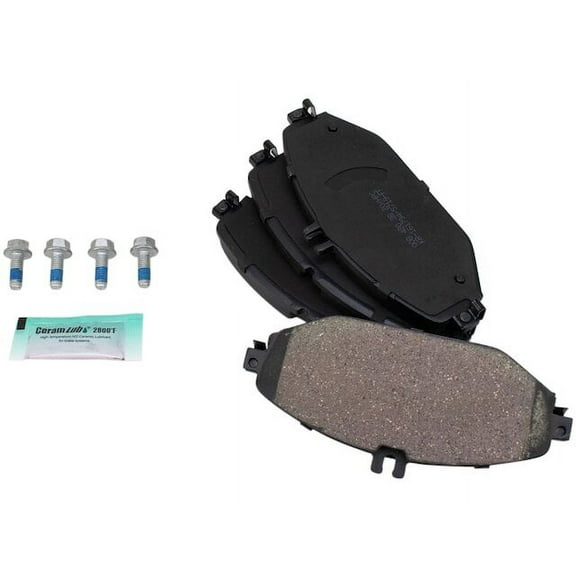 Front Brake Pad Set - Compatible with 2015 - 2020 Mercedes-Benz C300 4Matic 2016 2017 2018 2019