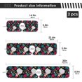 thumbnail image 4 of Coolnut 2 Pack Faucet Dry Mat for Kitchen Sink,Christmas Snowman 30x5 Inch Faucet Drying Mat Absorbent Mat Fast Dry Mat for Kitchen, Bathroom, 4 of 7