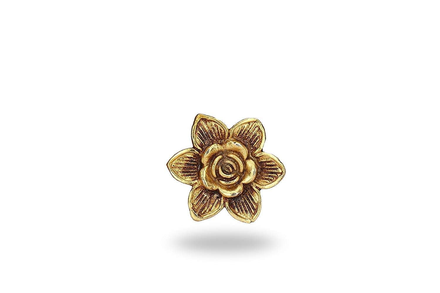 gold flower dresser knobs EE-533 Flower Knob - Daisy