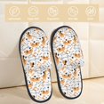 thumbnail image 2 of Fotbe Cute Dog Pantuflas Peludas para Mujer con Estampado, Zapatillas de Peluche, Zapatos de Invierno para Casa, Uso Interior y Exterior-Medium, 2 of 8