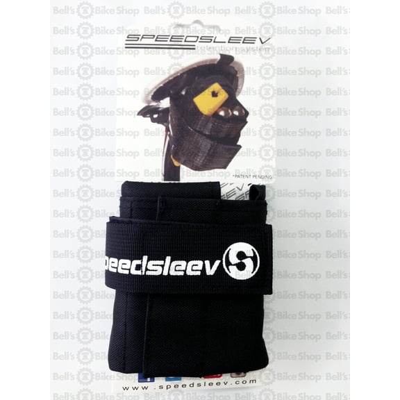 Speedsleev Ballistic Nylon Seatsleev Minimalist Water Resistant Compression Saddle Pack Black L