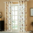 thumbnail image 5 of Butterfly Printing Light Permeable Balcony Living Room Curtain And Window Screen Floral Butterfly Sheers For Living Room Bedroom Kitchen Home Polyester Curtains,A,Other, 5 of 9