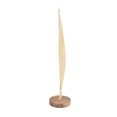 thumbnail image 6 of DecMode Aluminum Contemporary Leaf Sculpture, White, 6 of 7