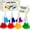 Colorful, variant on Hand Bells for | Educational Music for 8 Notes Colorful Handbells Set | Musical Instrument with 15 Songbook | Birthday for