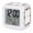 Pumpkin Orange, Charcoal, Cream, White, variant on Cute Ghost Halloween Digital Alarm Clock for Bedrooms, Smart LED Alarm Clock with 7 Color Changing Night Light, Pumpkins Castle Spooky Silent Wake Up Clocks for Sleep Study Cooking 3.2"x3.2"