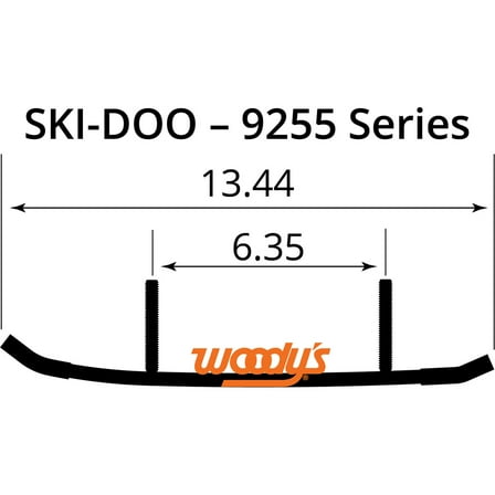 Woodys Executive Series 8" Carbide Wear Bar Runners (WSD-9255)