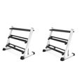 thumbnail image 1 of Marcy 3 Tier Free Weight/Dumbbell Storage Rack Stand for Home and Gyms (2 Pack), 1 of 6