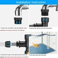thumbnail image 4 of Bucket-Free Aquarium Water Changer Fish Tank Cleaning Tools, Siphon Universal Quick Pump Aquarium W, 4 of 5