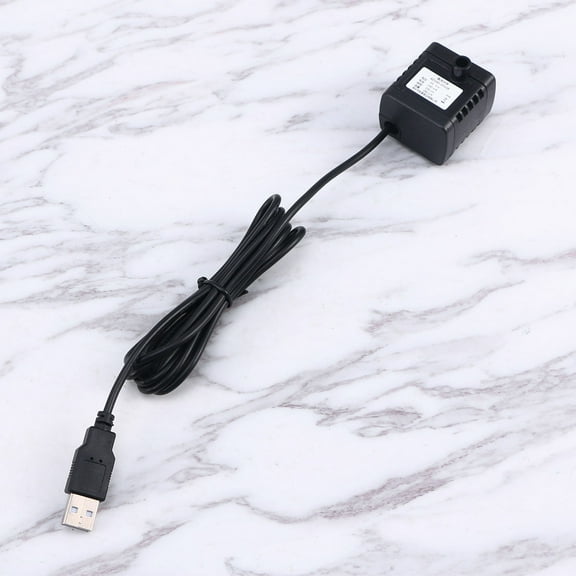 LOLIPPYY Black Pet Fountain Pump with Motor for Fresh Water Circulation and Energy Saving