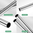 thumbnail image 2 of 2-Pack 200mm 304 Stainless Steel Tube, 8mm OD 0.2mm Wall Thickness Seamless Stainless Steel Tubing [0.31x0.01x7.9IN], 2 of 7