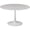 White, variant on Pemberly Row 48" Round Faux Marble Top Dining Table with White Base