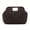 Dark Coffee, variant on Women's Woven Straw Clutch Purses - Summer Beach Raffia Top Handle Handbag Dumpling Bag for Vacation