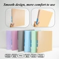 thumbnail image 3 of BAZIC 3 Ring Binder 1" Poly Binders Organizer - Pastel Color Soft Cover, Hold 175 Sheets, 6-Count, 3 of 7