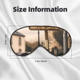 thumbnail image 5 of Cauagu Rustic French Signpost Print Sleep Eye Mask, Blindfold Eye Sleep Shade Cover with Elastic Strap/Headband Eye Cover Eyeshade for Night Sleeping/Travel Nap, 5 of 7