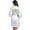 White, variant on LYMAYTER Women's Bathrobe Summer Silk Lightweight Short Sleeve Bride Bridesmaids Robe Party Silk Bathrobes