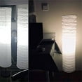 thumbnail image 3 of CHUANK 39” Minimalist White Floor Lamp with White Shade, 3 of 6
