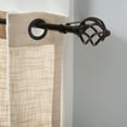 thumbnail image 2 of Home Details Royal Twist Curtain Rod 24-48" in Bronze, 2 of 4
