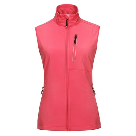 33,000ft Women's Lightweight Running Vest Outerwear with Pockets, Windproof Sleeveless Jacket for Golf Hiking Travel