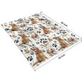 thumbnail image 4 of Golden Retriever Blanket,Comfortable Soft Flannel Throw Blanket,All Season,Warm Lightweight Blankets for Sofa Bed Couch Living Room Chair,60"x80", 4 of 4