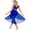 Royal_Blue, variant on YiZYiF Womens Lyrical Dance Dress Sequins Sheer Mesh Latin Dance Leotard Dresses