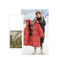 thumbnail image 2 of Girls Winter Coats Hooded Puffer Jackets Medium Length Down-Like Cotton Coats Snow Outwear Girls Long Coat Kid Winter Coat Youth Girls Jacket 5-14y, 2 of 5