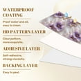 thumbnail image 6 of Peel and Stick Wallpaper Delicate Purple Floral Design Gold Accents Gemstone Wall Mural 23.6in x 9.8ft Self Adhesive Removable Wall Paper Renter Friendly Wallpaper for Nursery Bedroom, 6 of 8