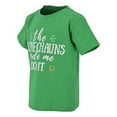 thumbnail image 2 of Unique Baby Boys Leprechauns Made Me St Patricks Day T Shirt (12, Green), 2 of 5