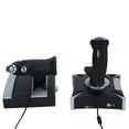 thumbnail image 1 of Flight Simulator Control, Double Pole 4 Axes Flight Simulation Joystick Built in Damping Feedback  for Practice Game, 1 of 7