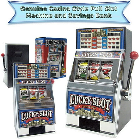 Trademark Poker Lucky Slot Machine Bank