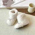 thumbnail image 5 of breaise Girls Warm Winter Snow Boots Little/Big Kids Fuzzy Faux Fur Lining Bootie Soft Casual Boots, 5 of 10